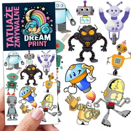 tatuaze-zmywalne-dla-dzieci-robots-wzory-oryginalne