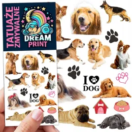 tatuaze-dla-dzieci-zmywalne-tymczasowe-psy-dogs-oryginalne
