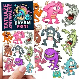 tatuaze-zmywalne-dla-dzieci-monsters-potwory-wzory-oryginalne