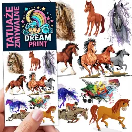 tatuaze-zmywalne-dla-dzieci-dzieciece-konie-oryginalne