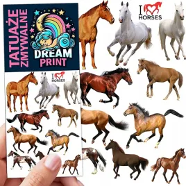 tatuaze-zmywalne-dla-dzieci-konie-wzory-oryginalne