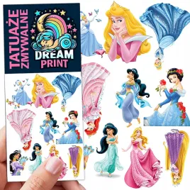 tatuaze-zmywalne-dla-dzieci-ksiezniczki-wzory-oryginalne