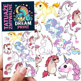 tatuaze-zmywalne-dla-dzieci-jednorozce-unicorn-wzory-oryginalne