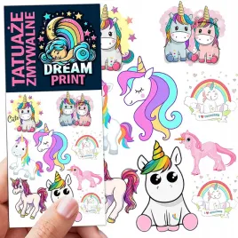 tatuaze-zmywalne-dla-dzieci-jednorozce-unicorn-wzory-oryginalne