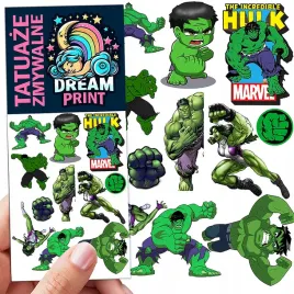 tatuaze-zmywalne-dla-dzieci-hulk-wzory-oryginalne
