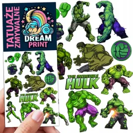 tatuaze-zmywalne-dla-dzieci-hulk-wzory-oryginalne