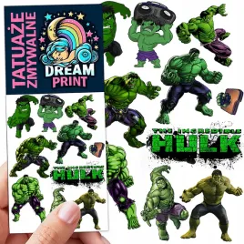 tatuaze-zmywalne-dla-dzieci-hulk-wzory-oryginalne