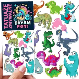 tatuaze-zmywalne-dla-dzieci-dinozaury-wzory-oryginalne