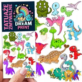 tatuaze-zmywalne-dla-dzieci-dinozaury-wzory-oryginalne