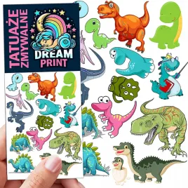 tatuaze-zmywalne-dla-dzieci-dinozaury-wzory-oryginalne