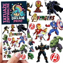 tatuaze-zmywalne-dla-dzieci-avengers-wzory-oryginalne