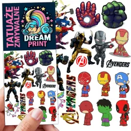 tatuaze-zmywalne-dla-dzieci-avengers-wzory-oryginalne