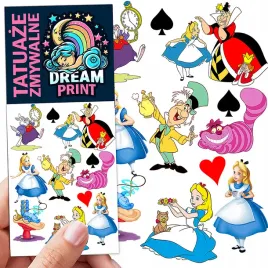 tatuaze-zmywalne-dla-dzieci-alicja-w-krainie-czarow-wzory-oryginalne