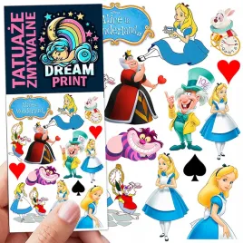 tatuaze-zmywalne-dla-dzieci-alicja-w-krainie-czarow-wzory-oryginalne