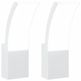 kinkiety-zewnetrzne-led-2-szt-biale-odlewane-aluminium