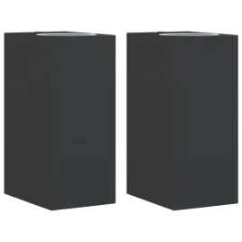 kinkiety-zewnetrzne-2-szt-czarne-odlewane-aluminium