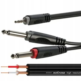 kabel-audio-jack-3-5-stereo-2x-jack-6-3-mono-1-metr-roxtone-sayc130l1