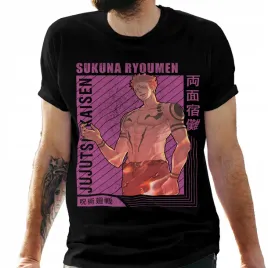 koszulka-meska-czarna-z-nadrukiem-anime-sukuna-ryoumen-jujutsu-kaisen-xx