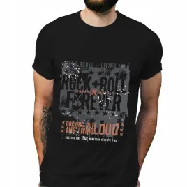 koszulka-meska-czarna-z-nadrukiem-rock-and-roll-forever-xxl