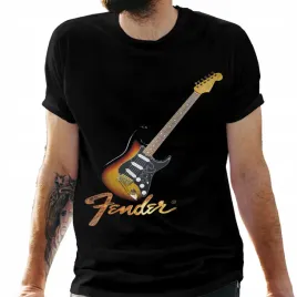 koszulka-czarna-meska-z-nadrukiem-fender-m