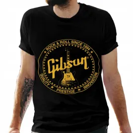 koszulka-czarna-meska-z-nadrukiem-gibson-l