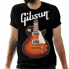 koszulka-czarna-meska-z-nadrukiem-gibson-xl