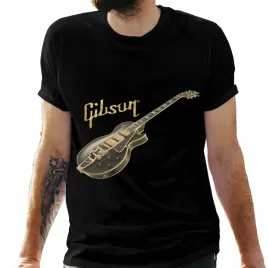 koszulka-czarna-meska-z-nadrukiem-gibson-l