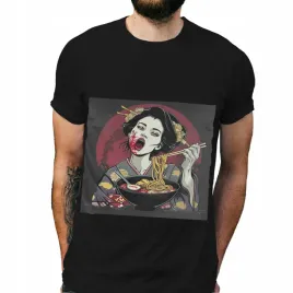 koszulka-meska-czarna-z-nadrukiem-gejsza-i-ramen-l