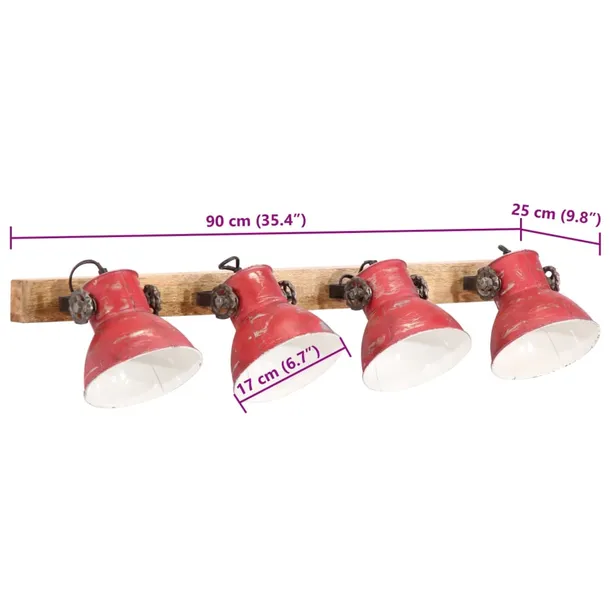 kinkiet-25-w-postarzany-czerwony-90x25-cm-e27-stan-nowy-kod-produktu-371820