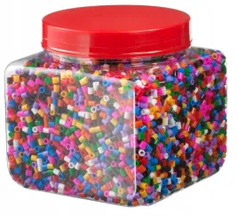 koraliki-pudelko-rozne-kolory-ikea-pyssla-600-g