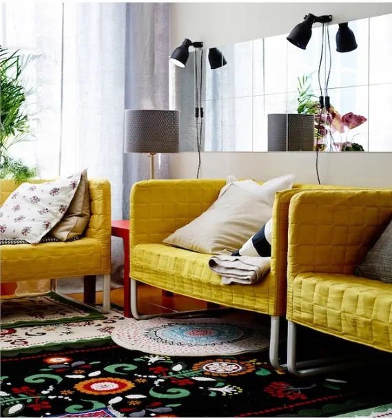 ikea-blodlonn-lustro-30x30-cm-ksztalt-kwadrat
