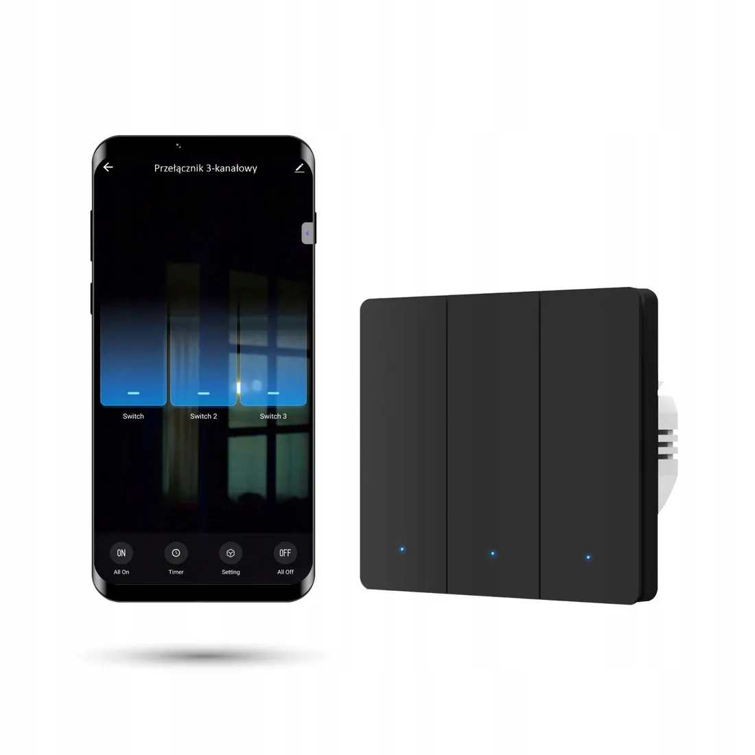 przelacznik-scienny-zigbee-tuya-3-kanalowy-czarny