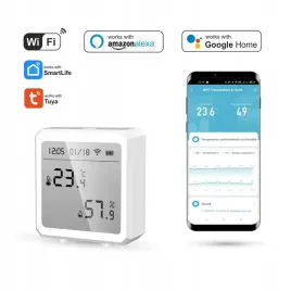 czujnik-temperatury-i-wilgotnosci-wifi-tuya-bialy