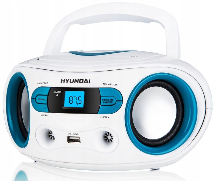 RADIOODTWARZACZ BOOMBOX HYUNDAI 533 USB AUX CD MP3 CYFROWE RADIO FM