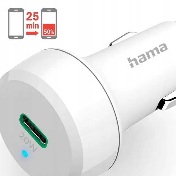 ladowarka-samochodowa-usb-typ-c-hama-3000-ma-zlacza-usb-typ-c