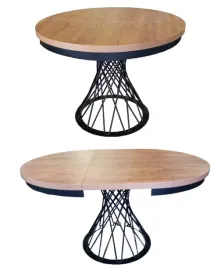 stol-okragly-fi-100-cm-rozkladany-do-140-cm-metalowa-podstawa