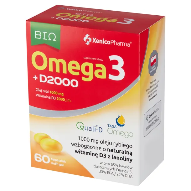 xenico-pharma-omega-3-d3-2000-60-kapsulek-podstawowy-skladnik-olej-rybi-tran