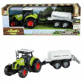 zielony-traktor-z-przyczepa-zabawka-dla-malych-farmerow