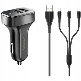 ladowarka-samochdowa-2xusb-c13-21a-3w1-microusb-usb-c-lightning-czarny