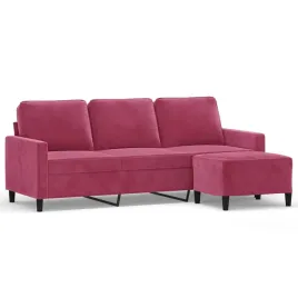 3-osobowa-sofa-z-podnozkiem-winna-czerwien-180-cm-aksamit