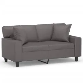 2-osobowa-sofa-z-poduszkami-szara-120-cm-sztuczna-skora