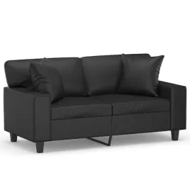 2-osobowa-sofa-z-poduszkami-czarna-120-cm-sztuczna-skora