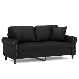 2-osobowa-sofa-z-poduszkami-czarna-140-cm-sztuczna-skora