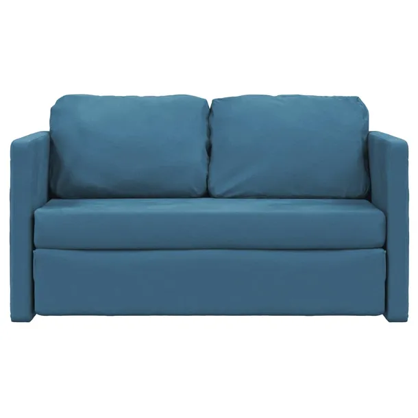 sofa-podlogowa-2-w-1-niebieska-122x204x55-cm-aksamit-stan-opakowania-oryginalne