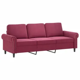 sofa-3-osobowa-winna-czerwien-180-cm-obita-aksamitem