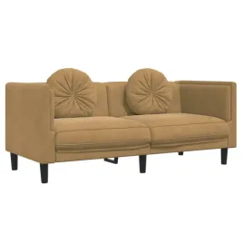 sofa-2-os-brazowa-sztuczna-skora-zamszowa