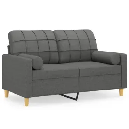 2-osobowa-sofa-z-poduszkami-ciemnoszara-120-cm-tkanina