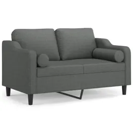 2-osobowa-sofa-z-poduszkami-ciemnoszara-120-cm-tkanina