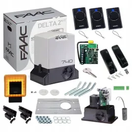 faac-zestaw-delta-2-740-do-500-kg-3-piloty-lampa-xled