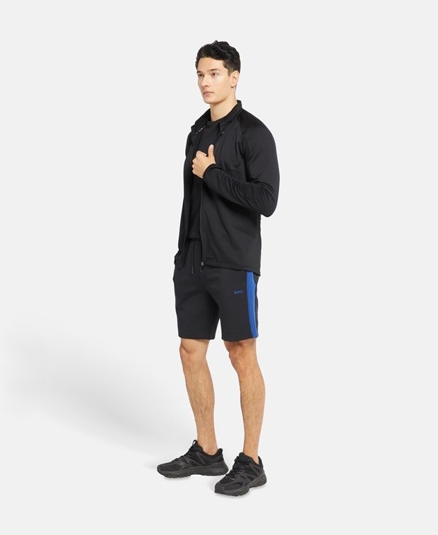 荻。ページ Męskie spodenki sportowe krótkie HUGO BOSS czarne szorty